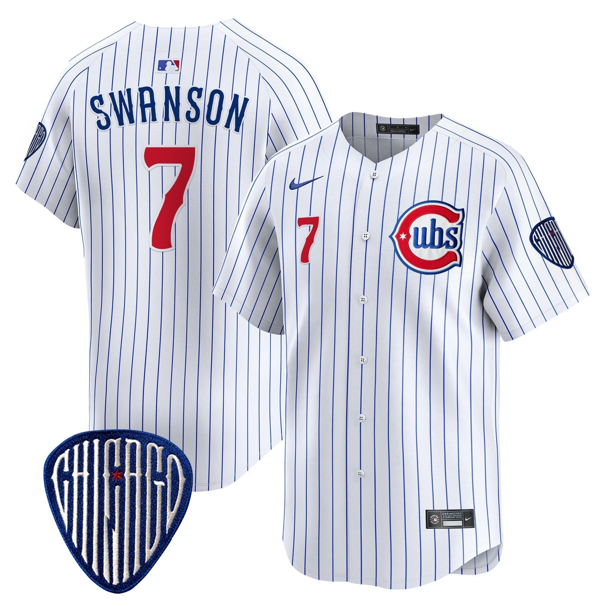 CHC Blue Alternate Vapor Premier Limited Jersey - All Stitched