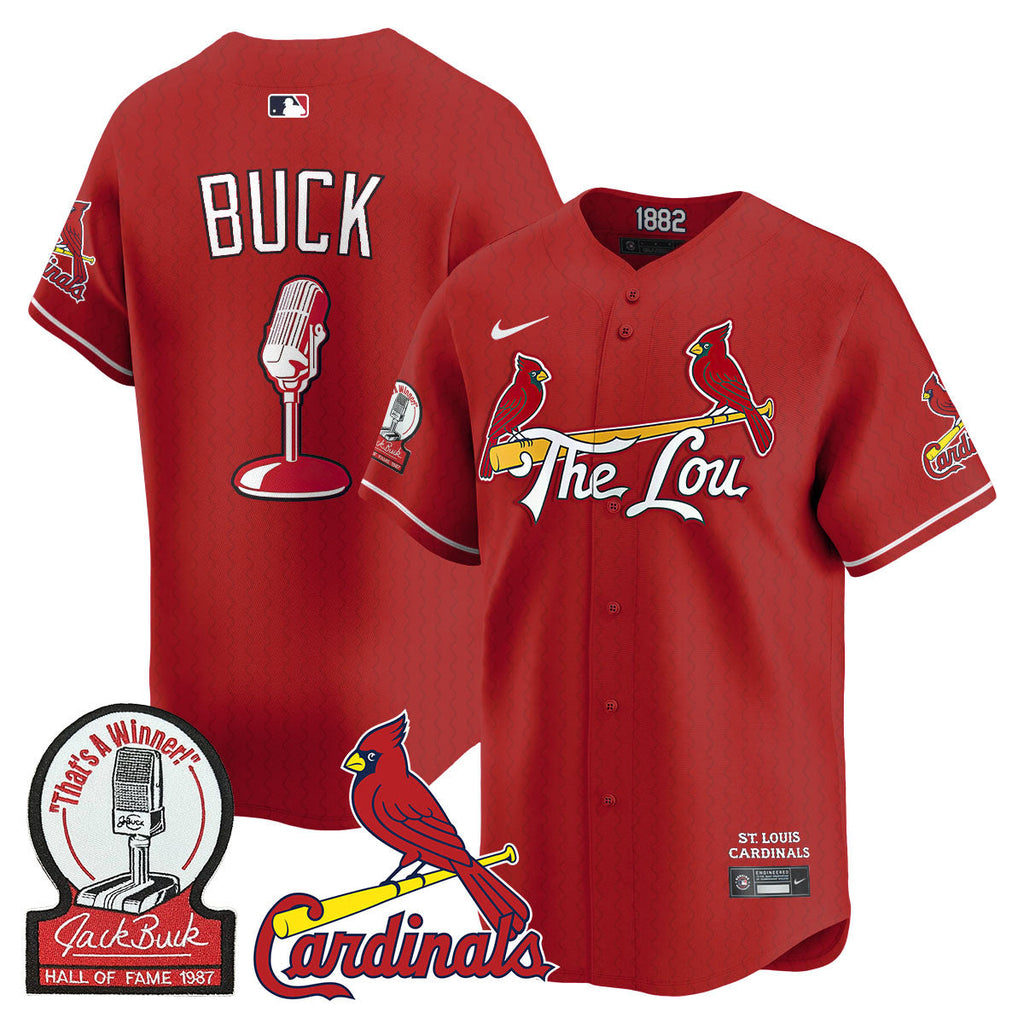 STL Jack Buck Limited Jersey - Stitched