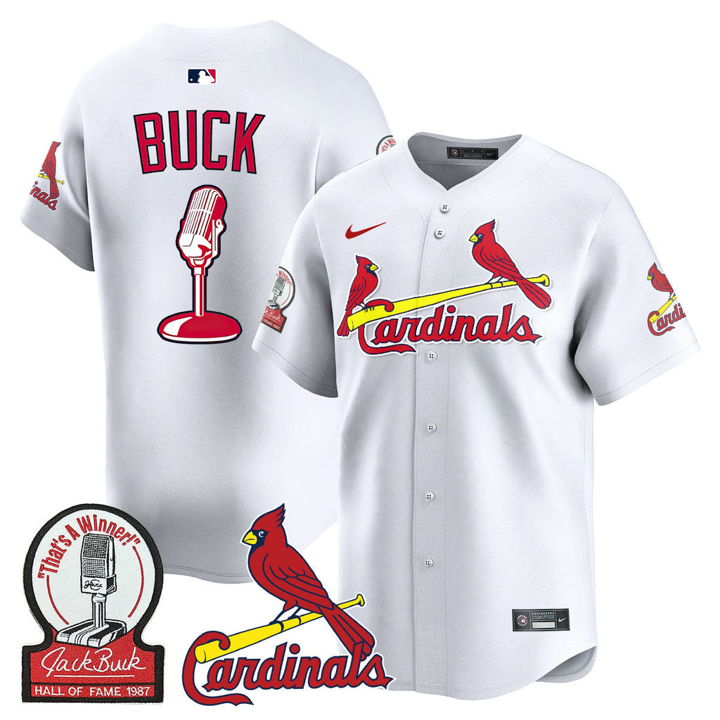 STL Jack Buck Limited Jersey - Stitched