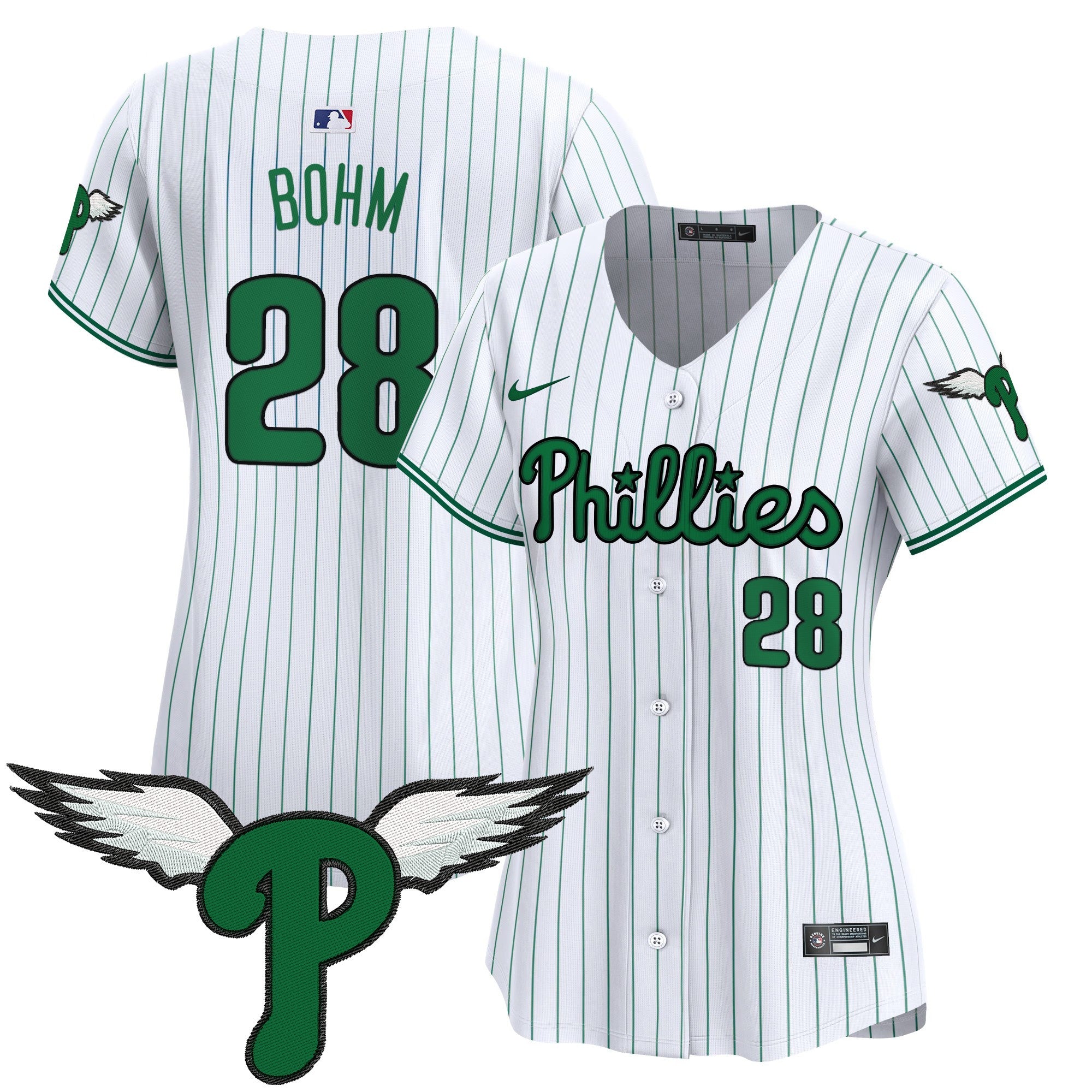 Women's Philadelphia Phillies 2025 Vapor Premier Limited Jersey - All Stitched